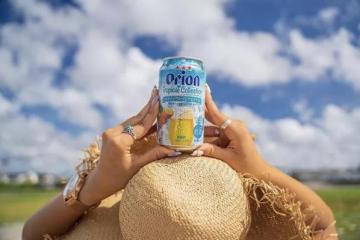 背负历史使命啤酒品牌Orion 从包装设计到口感都是热带风情